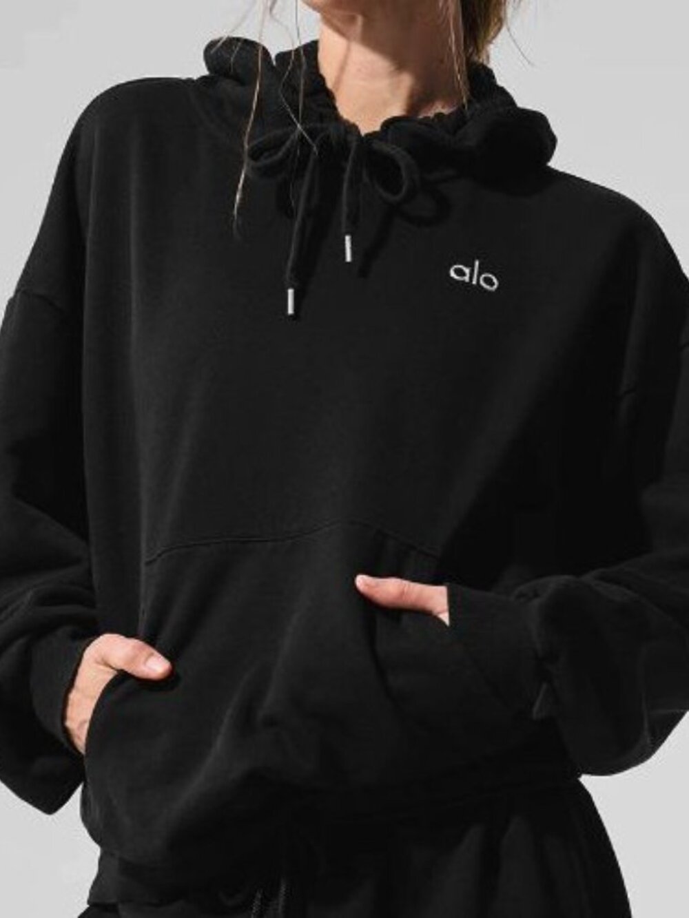 [SALE] [Size S] Alo Yoga Accolade Black Hoodie - Picture 3 of 3